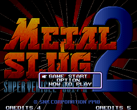 Metal Slug 2 screenshot 3 for Neo Geo AES